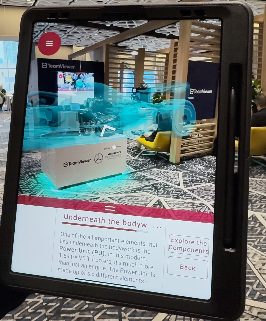                                 팀뷰어 스페이셜 엔진 (출처=팀뷰어)