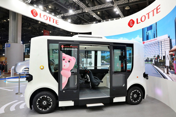 롯데이노베이트가 2025 서울모빌리티쇼 참가했다.