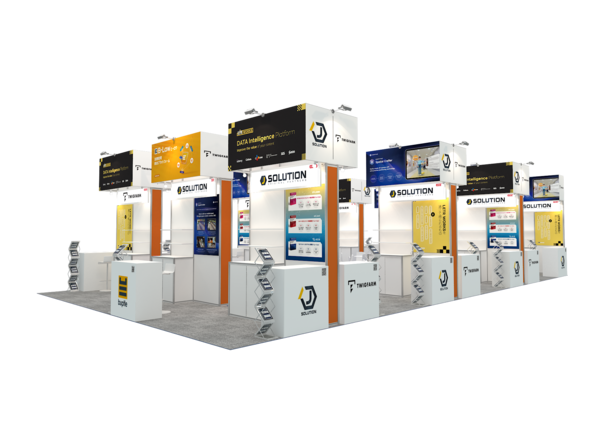 ‘도쿄 IT전시회(Japan IT Week Spring)’에서 열리는 (사)한국정보통신기술산업협회(KICTA)관 부스 디자인. 