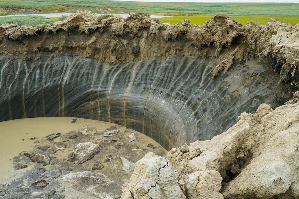 점점 확대되고 깊어지는 시베리아 ‘지옥의 입구’. 사진=서터스톡