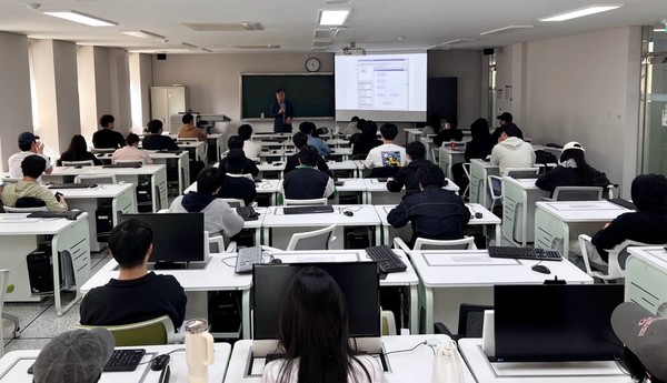 호서대학교 빅데이터AI학부 SAS프로그램 활용 교육 수업 현장