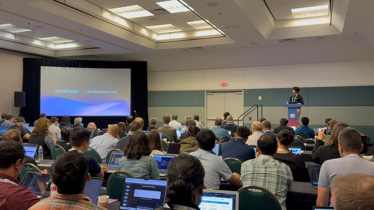 노타 김태호 CTO가 퀄컴이 주최한 딥다이브 세션에서 발표를 진행했다.