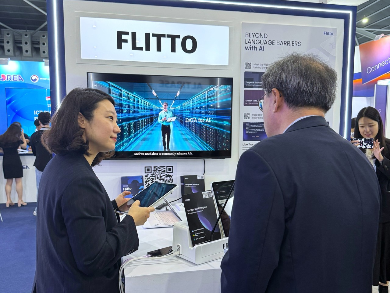  ‘아시아 테크 싱가포르 2025’의 플리토 행사 부스 (출처=플리토)