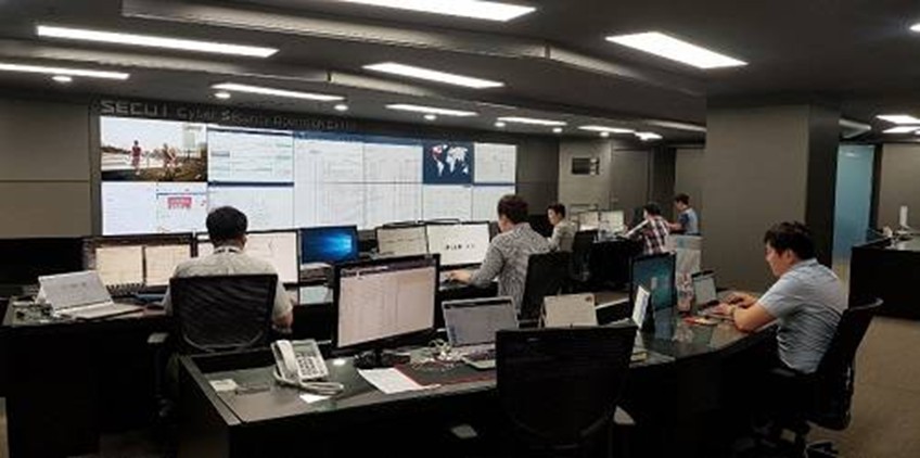 시큐아이 보안관제센터