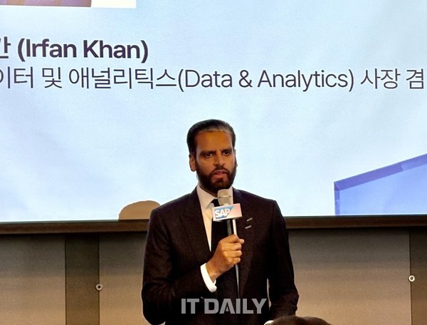 SAP 이르판 칸 데이터 및 애널리틱스 사장 겸 최고제품책임자