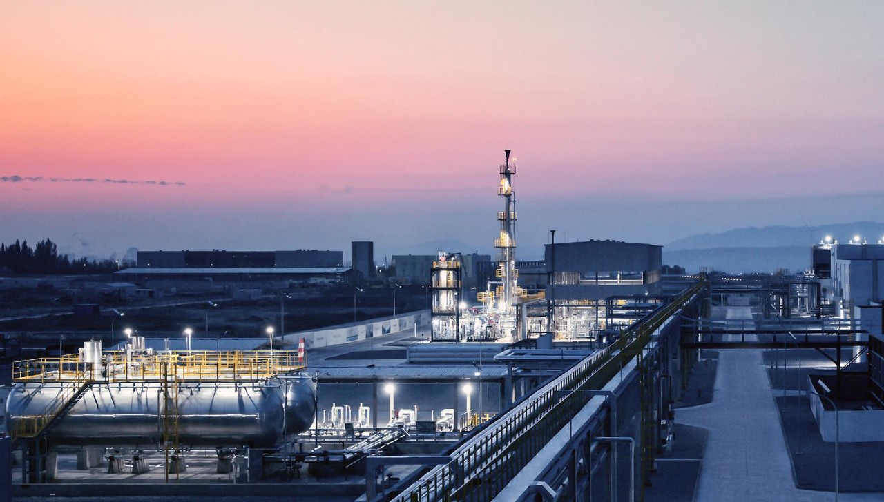 츠펑에서 가동을 시작한 녹색 수소 및 암모니아 플랜트. 사진=엔비전 에너지