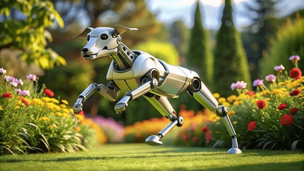 리즈 대학교 연구진이 선보인 AI 로봇개 클래런스. 사진=네이처