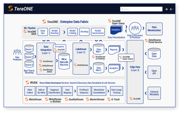  데이터스트림즈 테라원 개요 (출처: 데이터스트림즈)