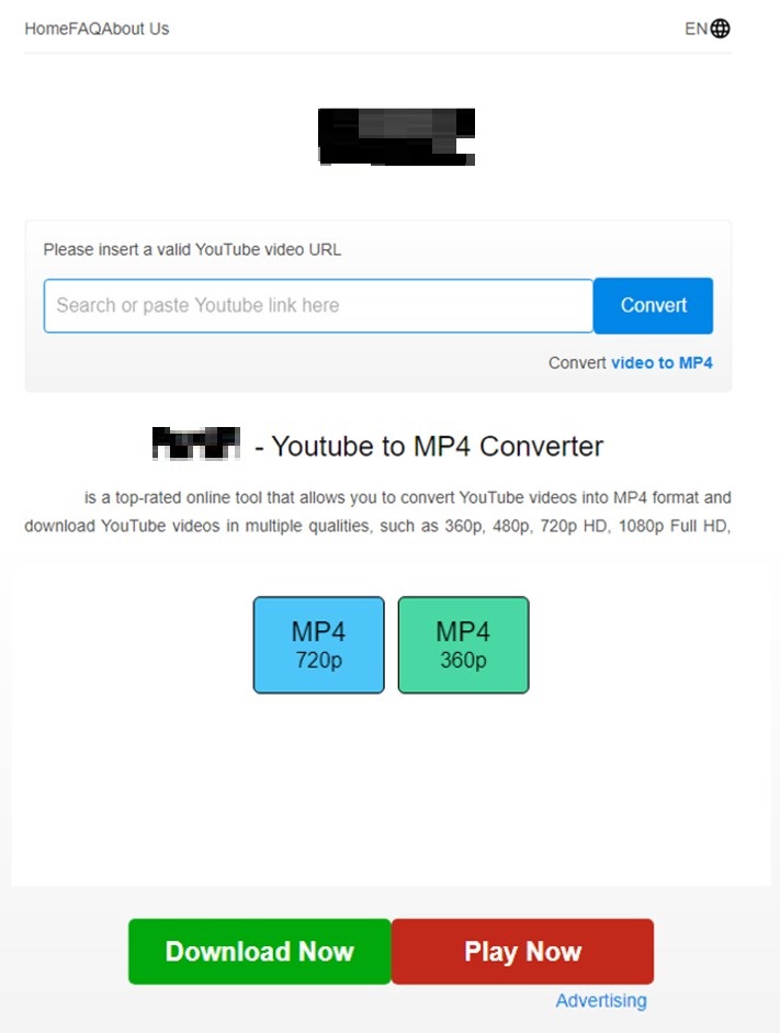 ‘유튜브 동영상 저장 사이트’로 위장한 피싱 페이지