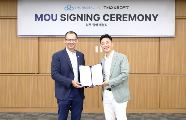 CMC 글로벌 당응옥바오 대표(왼쪽), 티맥스소프트 이형용 대표