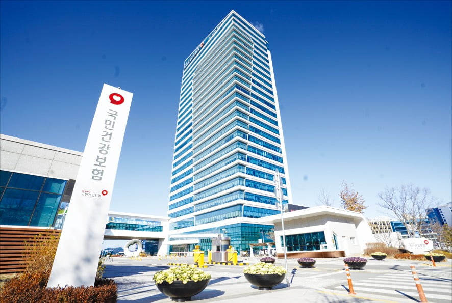 강원도 원주에 있는 국민건강보험공단 본부 전경 (제공=국민건강보험공단)
