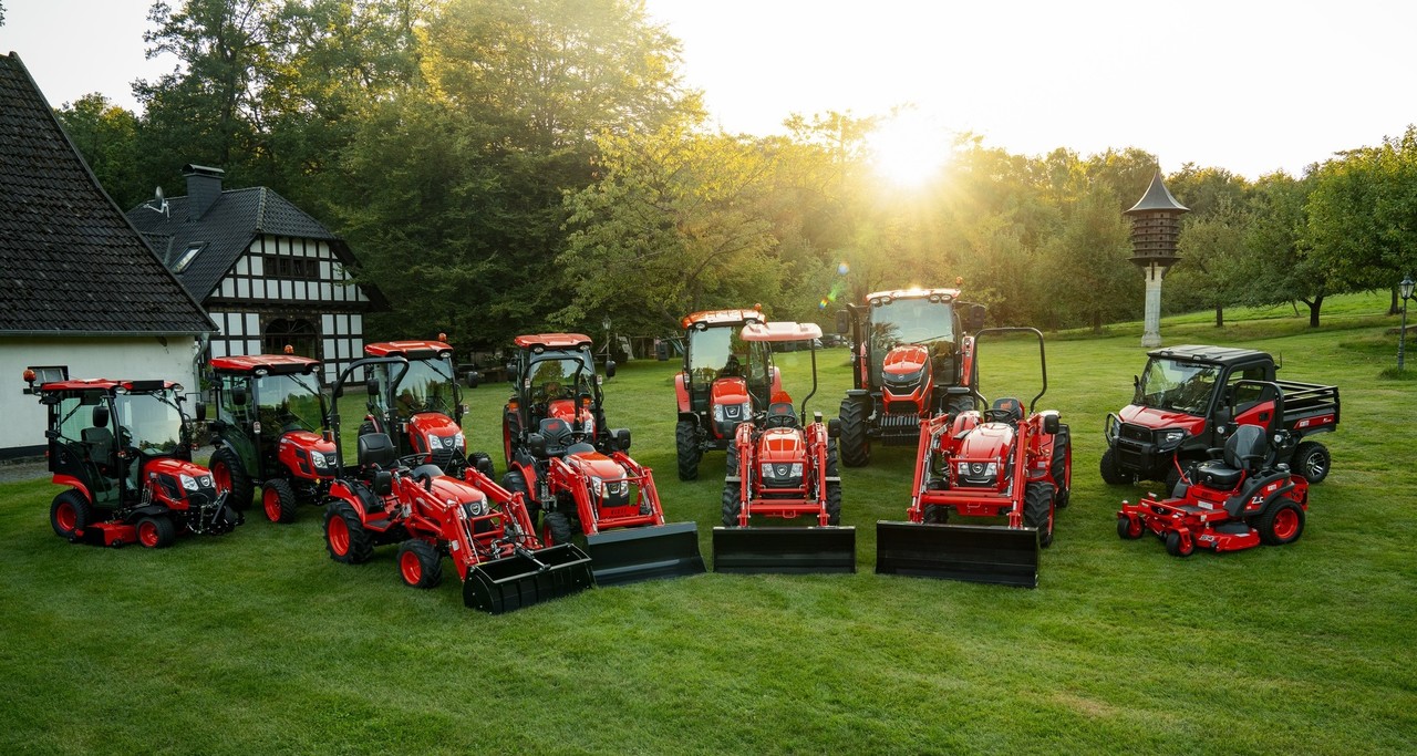 대동의 유럽 판매 농기계 제품들