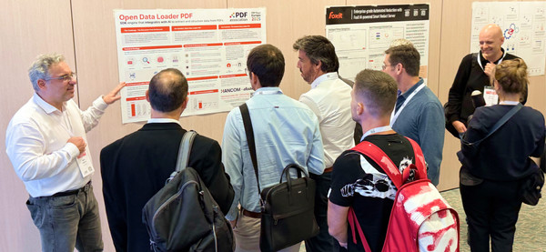한컴이 독일 베를린에서 열린 2025 PDF 데이 유럽 현장에서 오픈데이터로더 PDF를 선보였다.