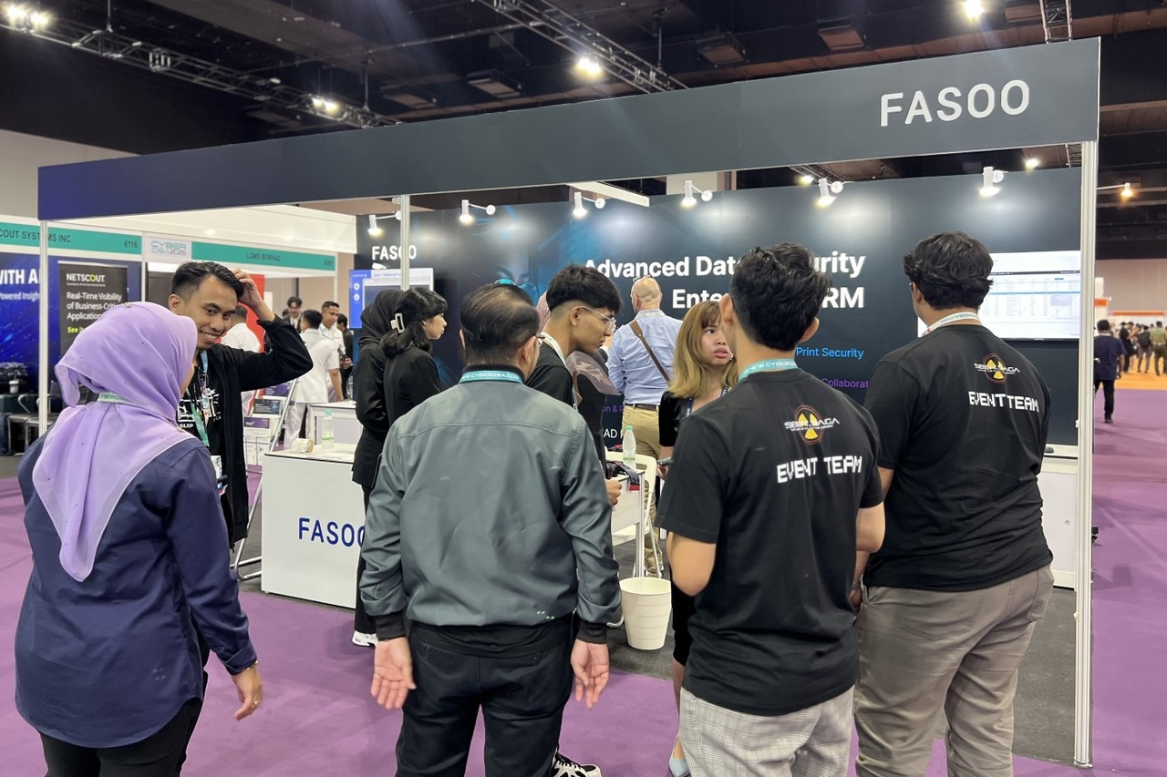 사이버DSA 2025 현장 파수 부스