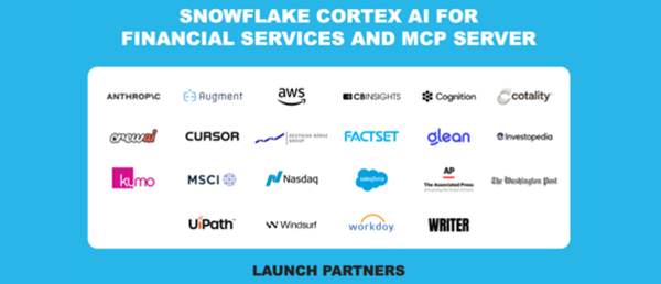 스노우플레이크가 ‘금융 특화 코텍스 AI’를 출시했다.