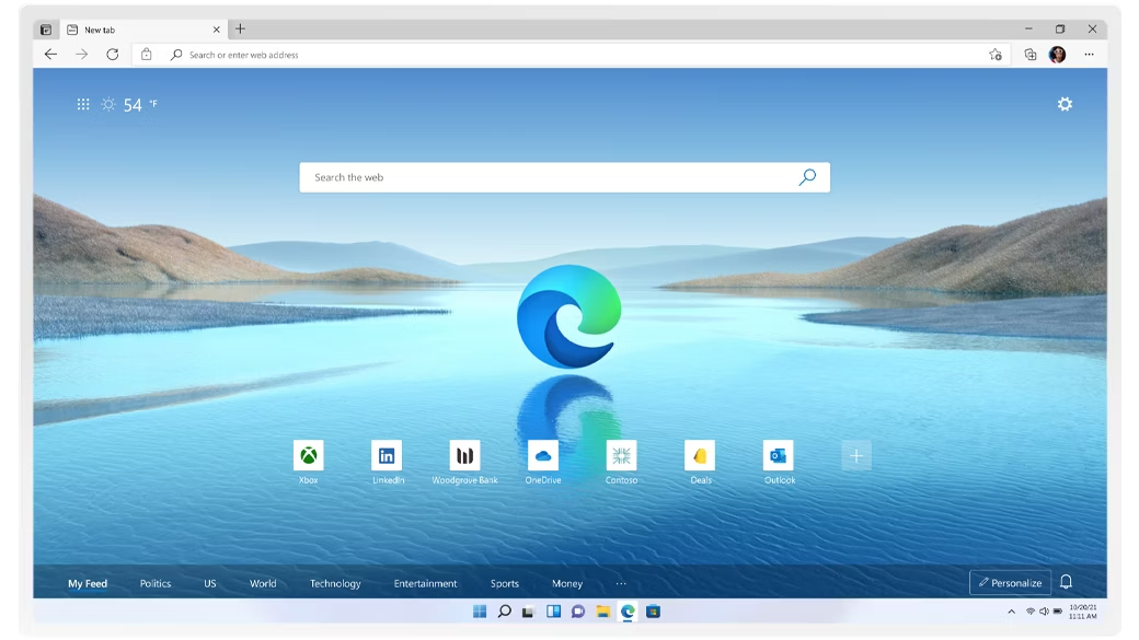 마이크로소프트의 ‘엣지(Edge)’ 브라우저 (출처=마이크로소프트)