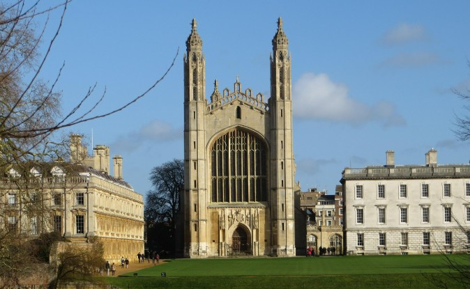 케임브리지 대학 킹스칼리지 전경. 사진=픽사베이
