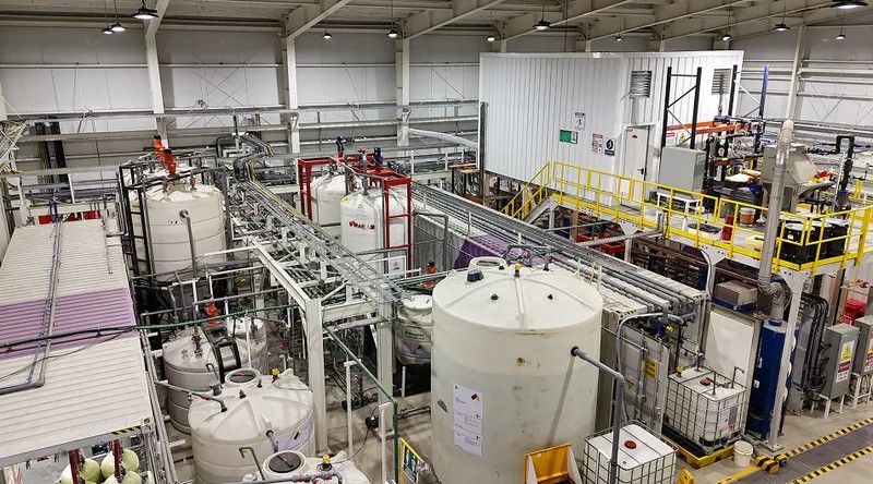 라일락 솔루션즈의 리튬 생산 시설. 사진=라일락 솔루션즈