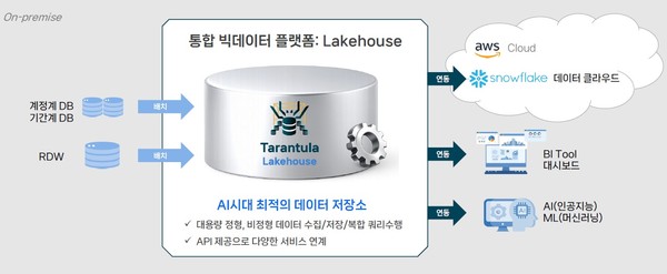 유엔넷이 최근 출시한 ‘타란툴라 레이크하우스(Tarantula Lakehouse)’ 특장점 (출처: 유엔넷)