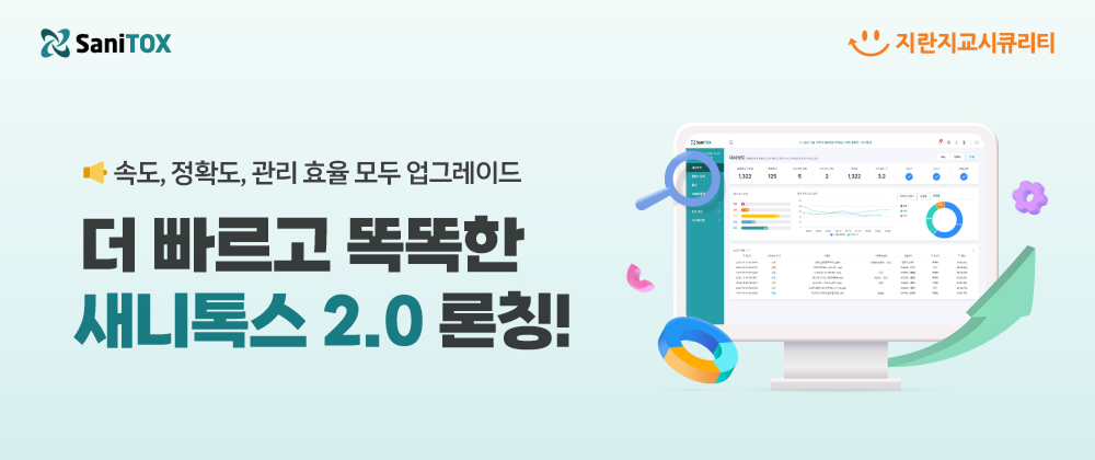 지란지교시큐리티가 새니톡스 2.0 버전을 출시했다.
