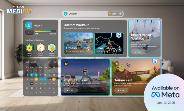 토마토시스템은 확장현실(XR) 기반 메디컬 피트니스 기능성 게임 ‘티온 메디핏(T-ON MEDIFIT)’을 미국에서 정식 출시하며 글로벌 디지털 헬스케어 시장 공략에 본격 시동을 걸었다
