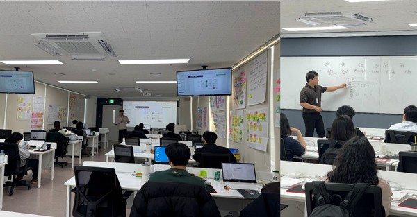 CDA 과정 프로젝트 수행을 위한 연구세미나에 참가한 모습.