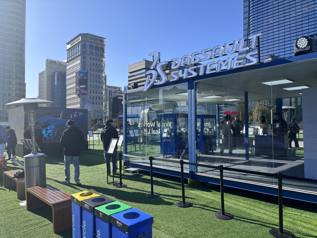 다쏘시스템 팝업 이벤트 현장 (사진=권영석 기자)