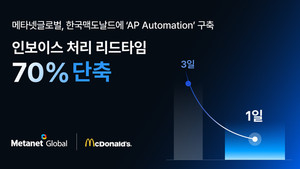 [AI 브리프] 메타넷글로벌, 한국맥도날드 구매·정산 업무 자동화 구현